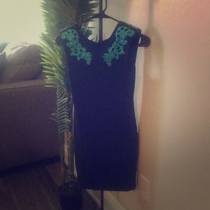 Little black dress with a twist